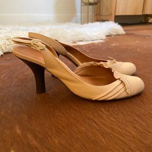 Chie Mihara Kitten Heel Size 38 Petal Pink